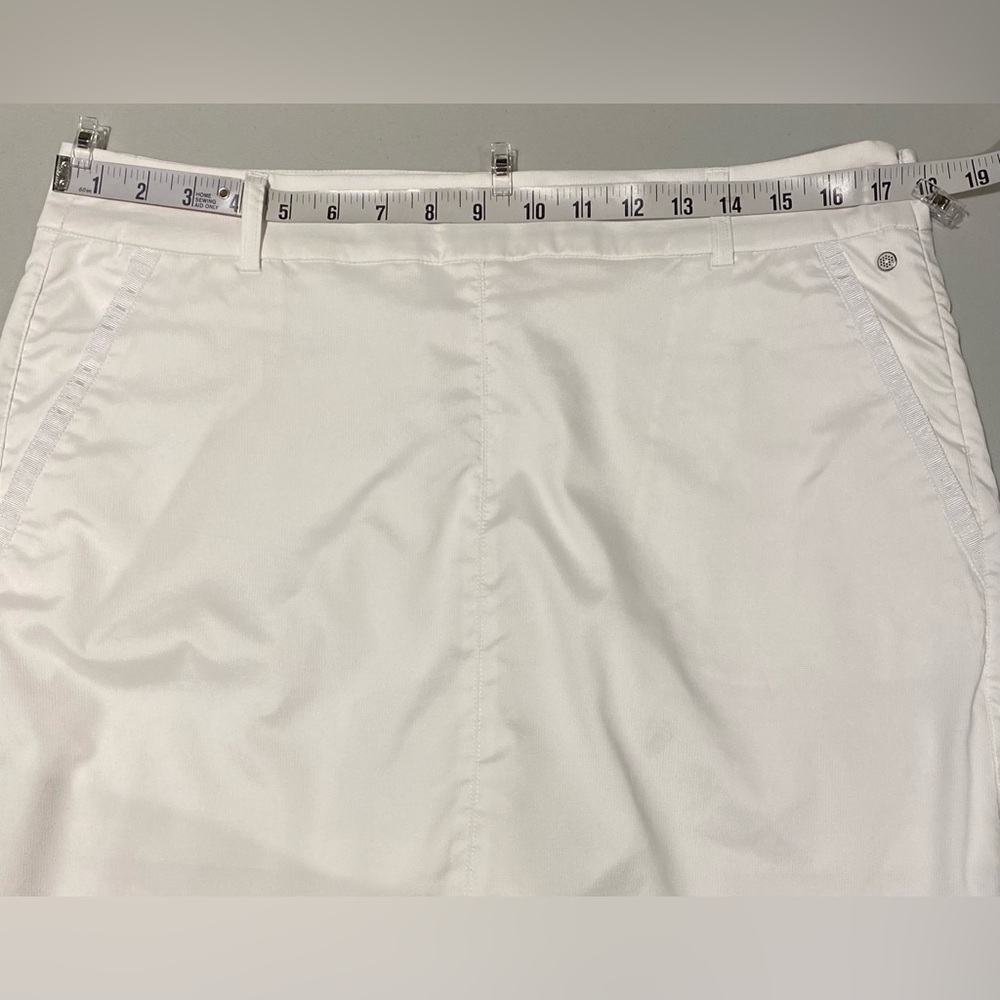 Puma White Golf Skort Tennis Athletic Skirt with Built In Shorts 12 - Picture 8 of 9